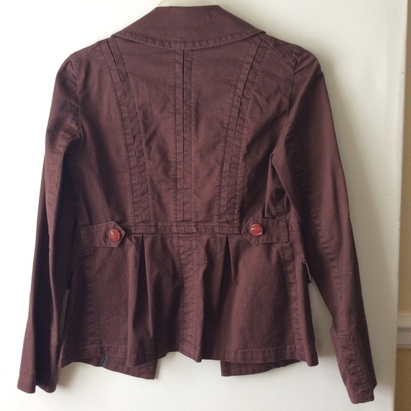 MARC by MARC JACOBS maroon Jacket 2 blazer cotton y2k - Picture 2 of 4
